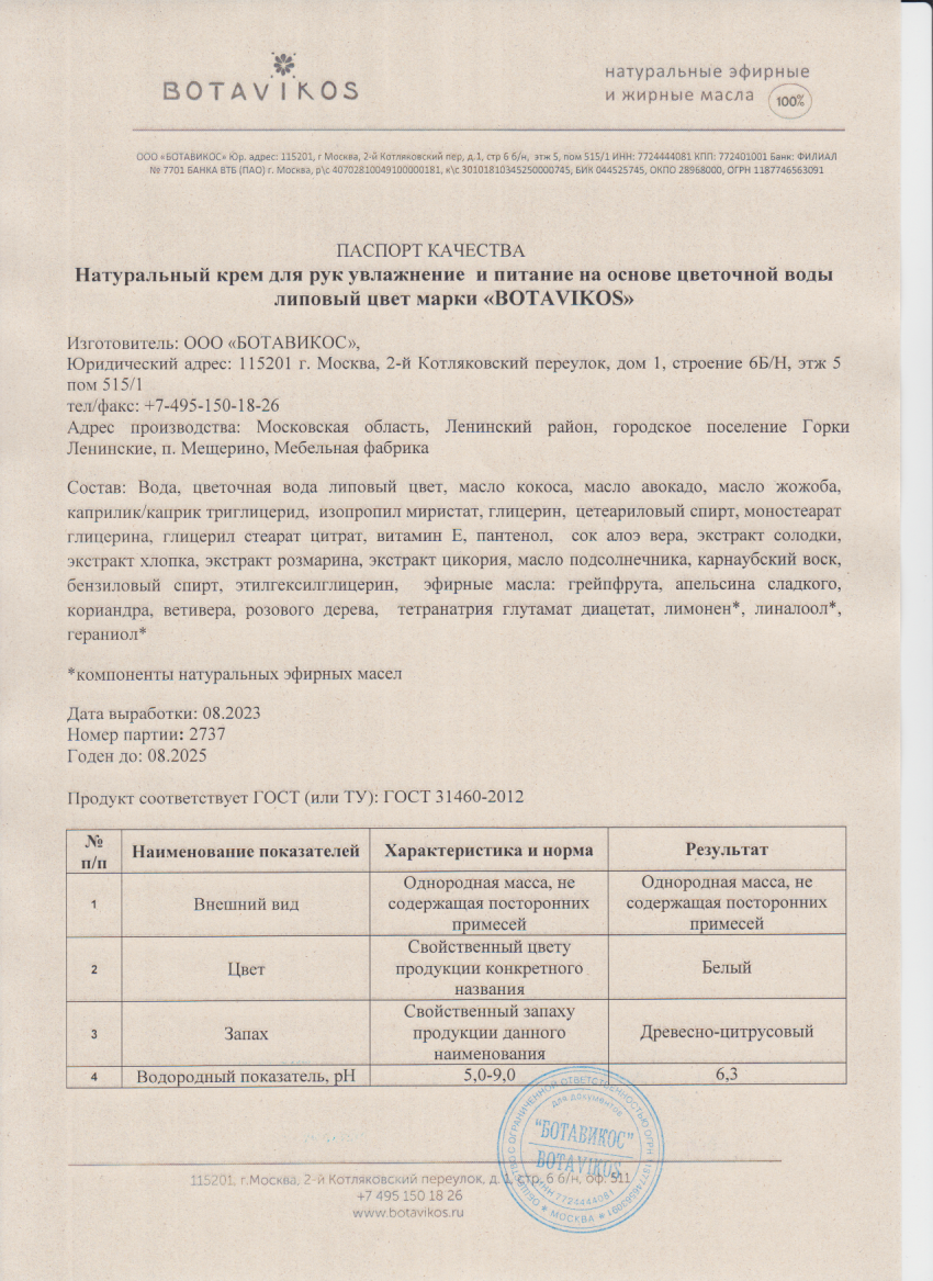 Паспорт №082023